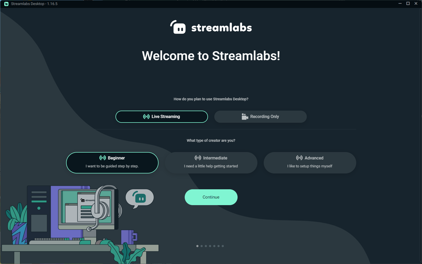 welcome to streamlabs screen getting started with streamlabs desktop