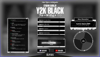 Y2K Black Widgets