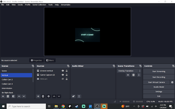 OBS Studio screenshot