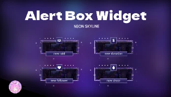 Neon Skyline Alert Box