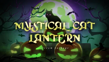 Mystical Cat Lantern