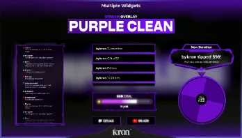 Purple Clean Widgets