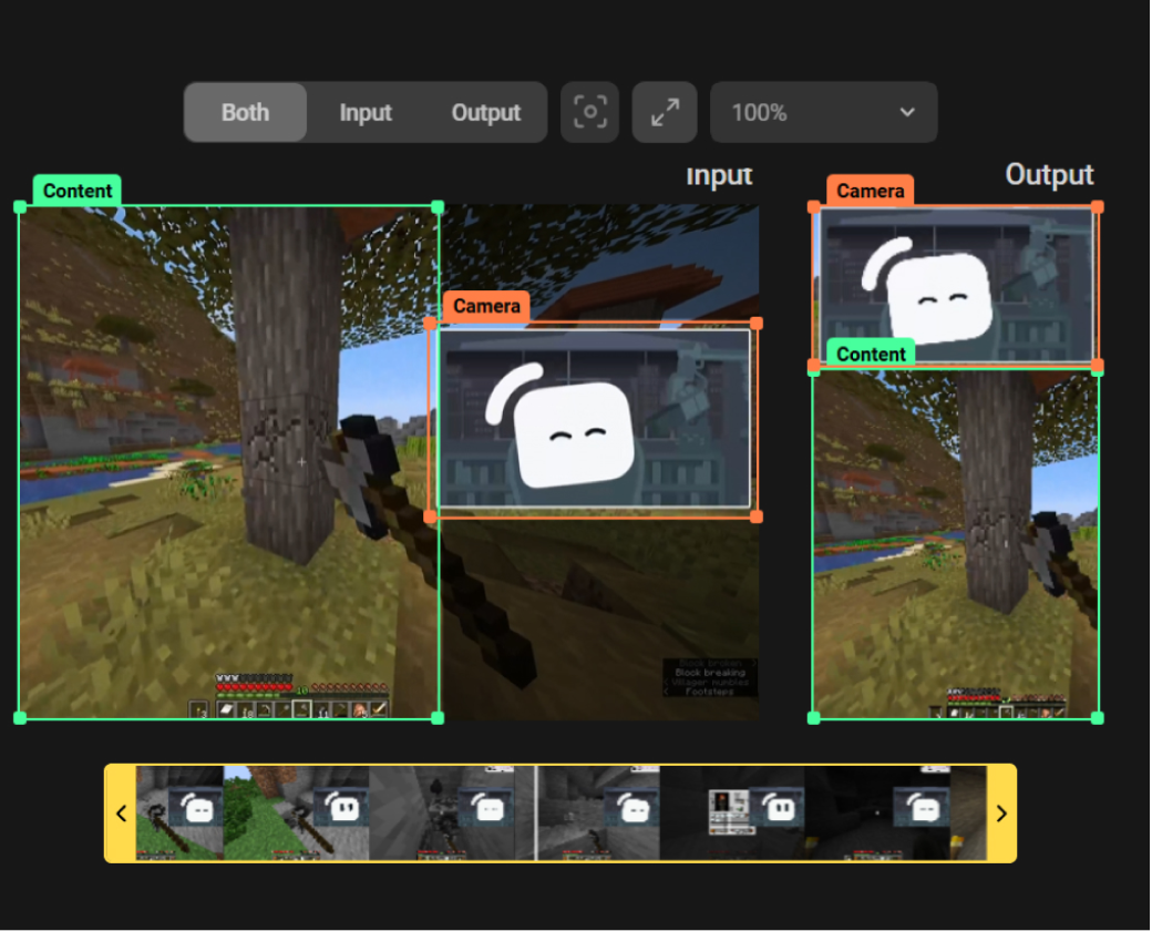 Screenshot of Streamlabs Cross Clip