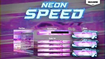 Neon speed widget