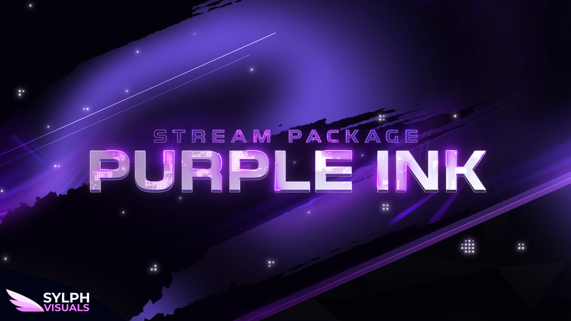 Purple Ink Stream Overlay
