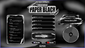 Paper Black Widgets