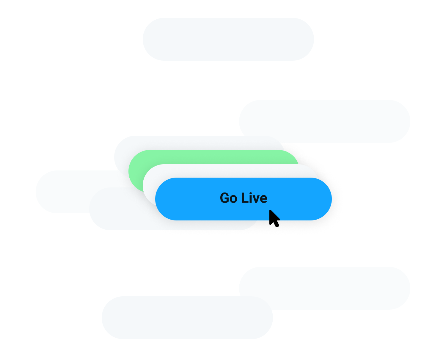 Blue go live button