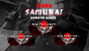 Dark Samurai Alert Box