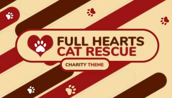 Full Hearts Cat Rescue Charity Overlay