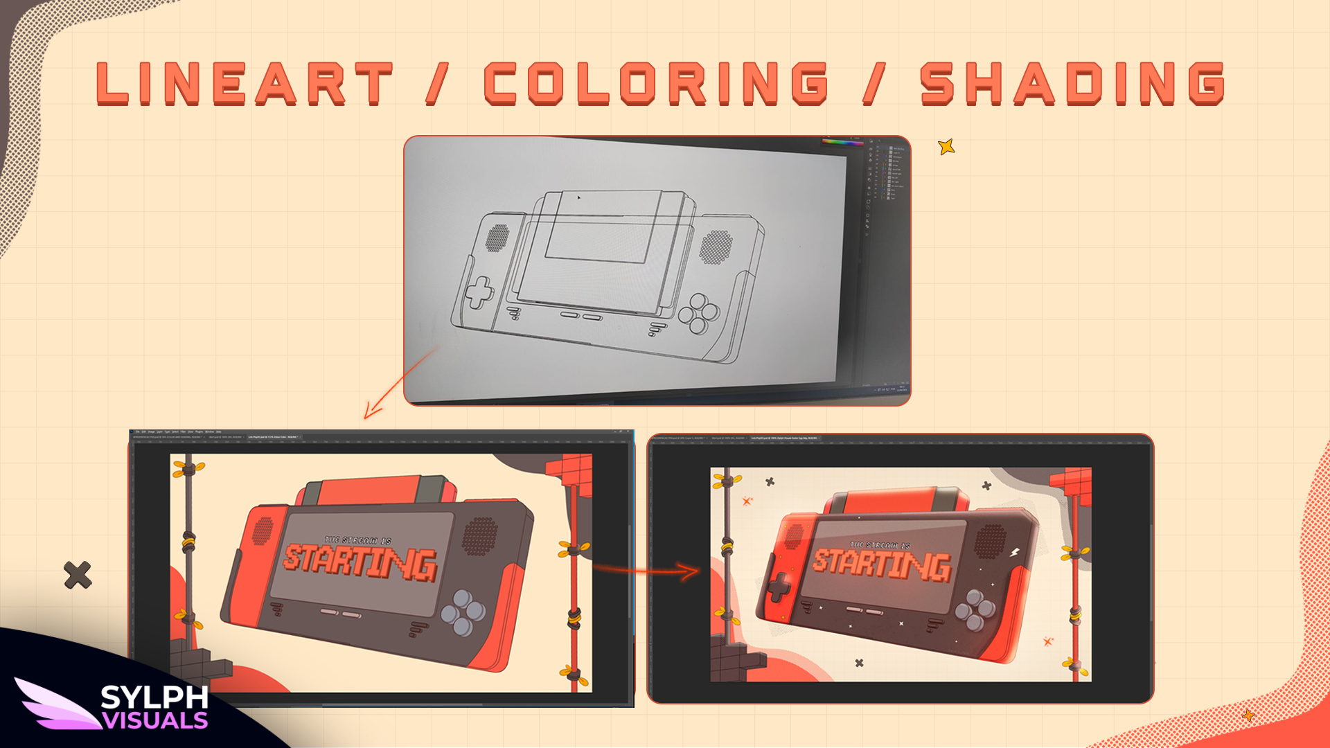 SylphVisuals overlay art creation